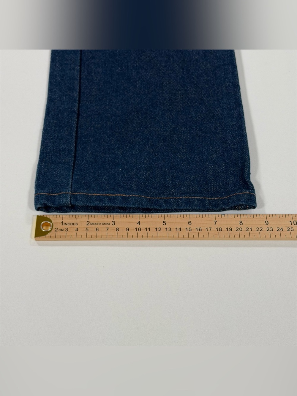 Wrangler 935NAV Cowboy Cut Bootcut Jeans Mens 31x36 Dark Blue Rigid 100% Cotton - Picture 12 of 12